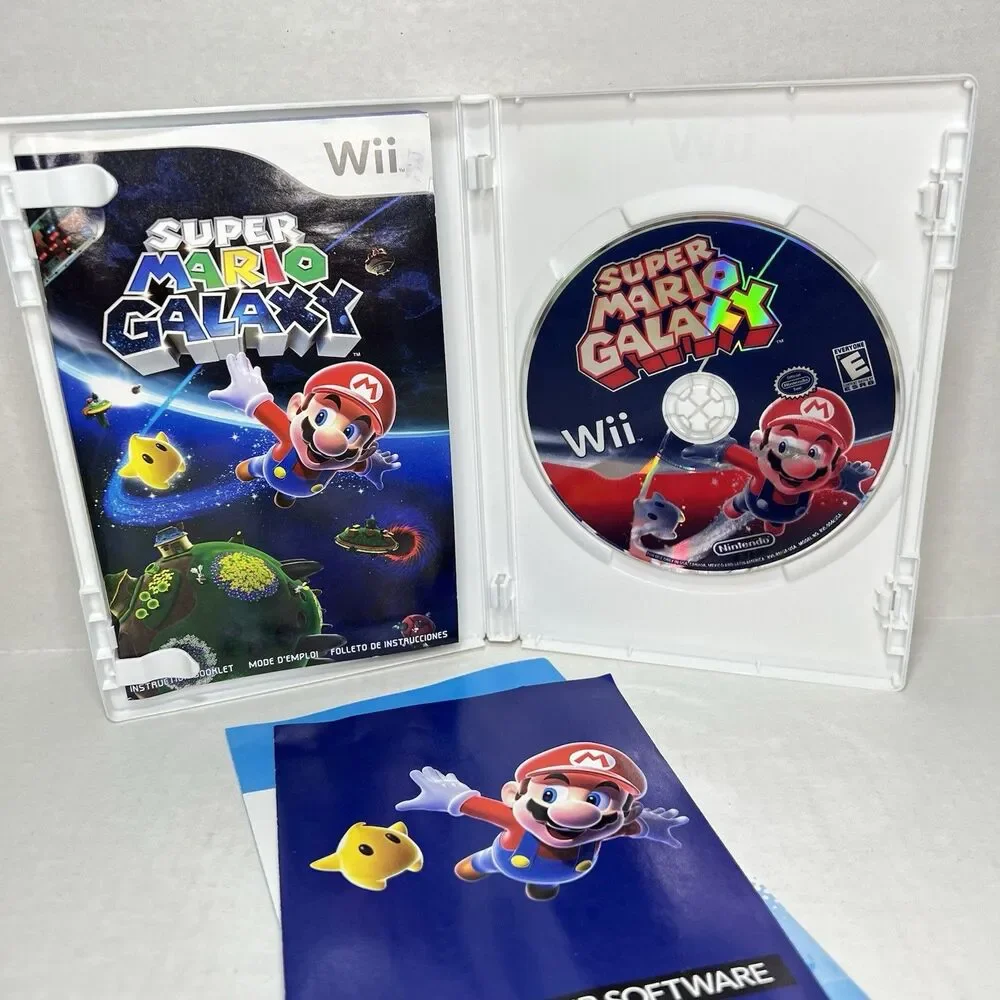 Super Mario Galaxy - Nintendo Wii Includes Case Manual